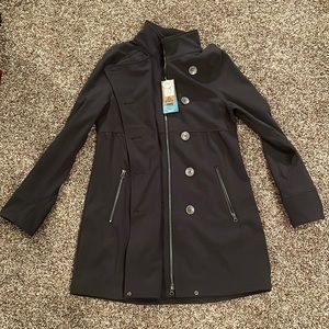 Martina long jacket in color coal. Size large. Retails for 180$!